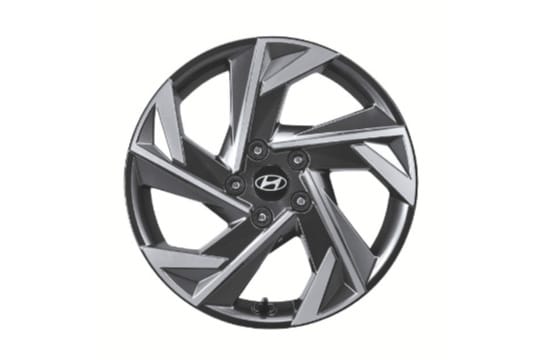 The new Elantra design 17" alloy wheel